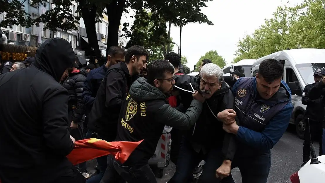 Saraçhane'de kaos! Polis Taksim yürüyüşüne izin vermeyince olaylar büyüdü