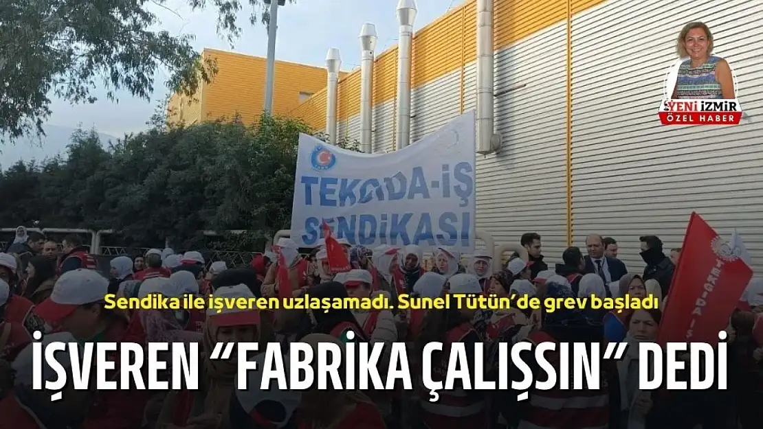 Sendika ile uzlaşamayan Sunel'den açıklama