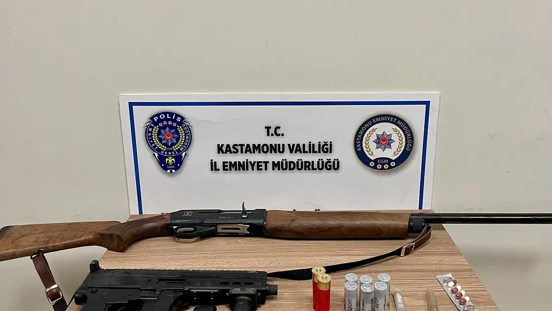 Şok operasyon, polisin durdurduğu araçtan suikast silahı çıktı