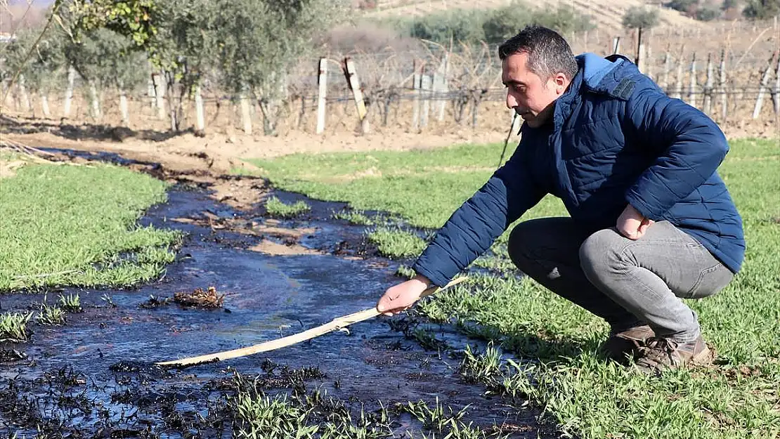 Sondaj kuyusundan çıkan sıvı araştırılıyor