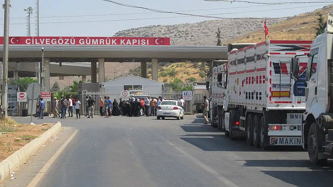 Suriye'ye eşya götürmede kısıtlama kalktı