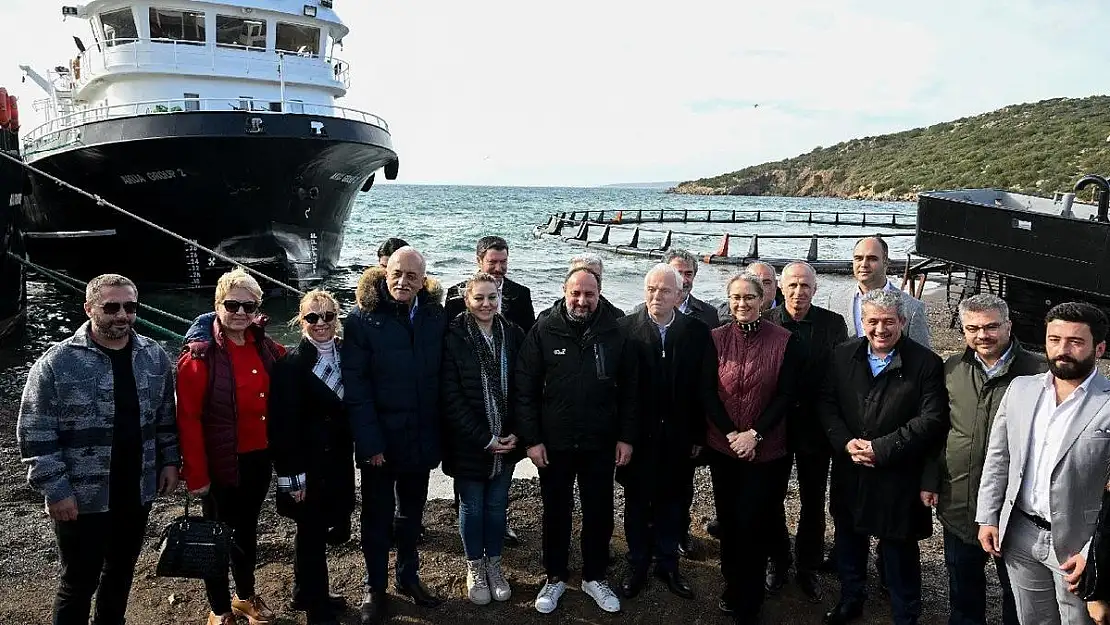 TBMM Balıkçılık ve Su Ürünleri Araştırma Komisyonu üyeleri, İzmir’de orkinos çiftliğini inceledi