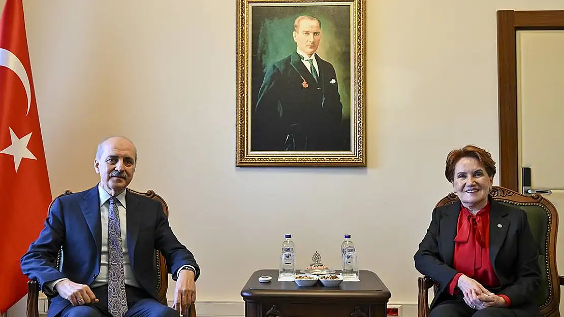 TBMM Başkanı Kurtulmuş, İyi Parti Genel Başkanı Akşener’i ziyaret etti