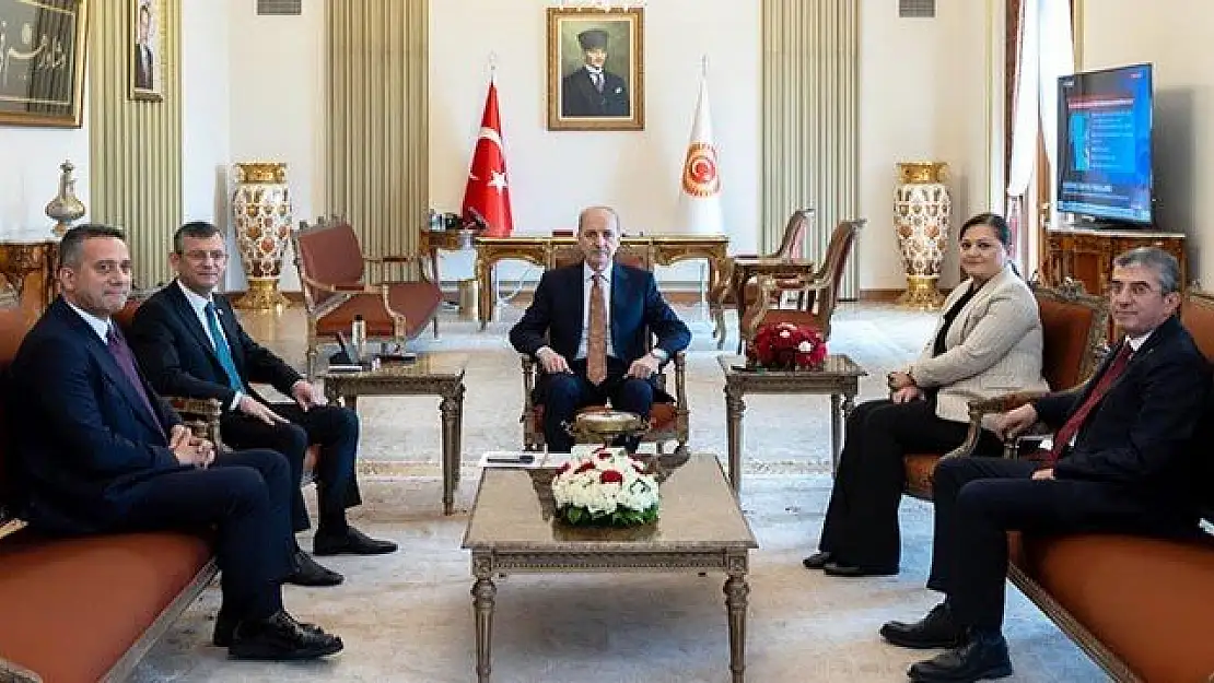 TBMM Başkanı Numan Kurtulmuş, CHP heyetini kabul etti