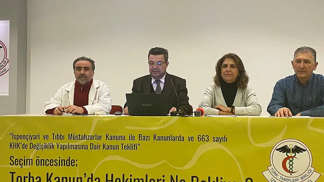 “Teklifi hazırlayanlar, hekim değil hasta bile olmamıştır”