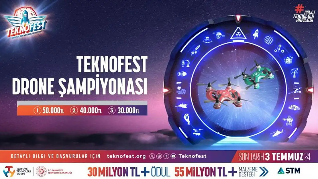 TEKNOFEST Drone Yarışması başvuruları başladı.