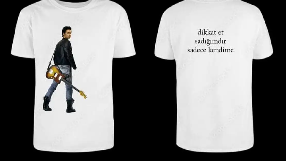 Teoman kendi t-shirt’nü bastırdı