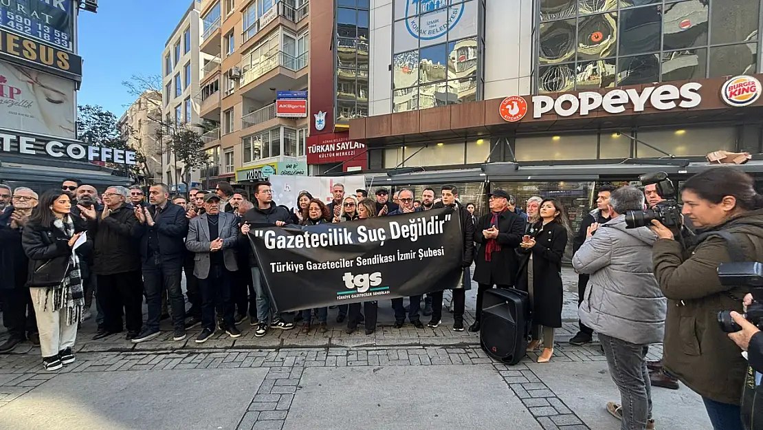 TGS İzmir'den basın özgürlüğü çıkışı: Biz susarsak siz duyamazsınız