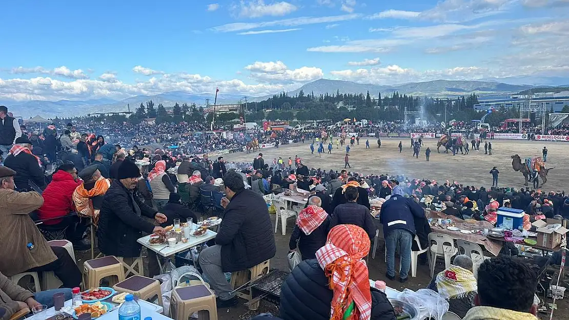 Tire’de Geleneksel Deve Güreşleri muazzam bir atmosferde başladı!