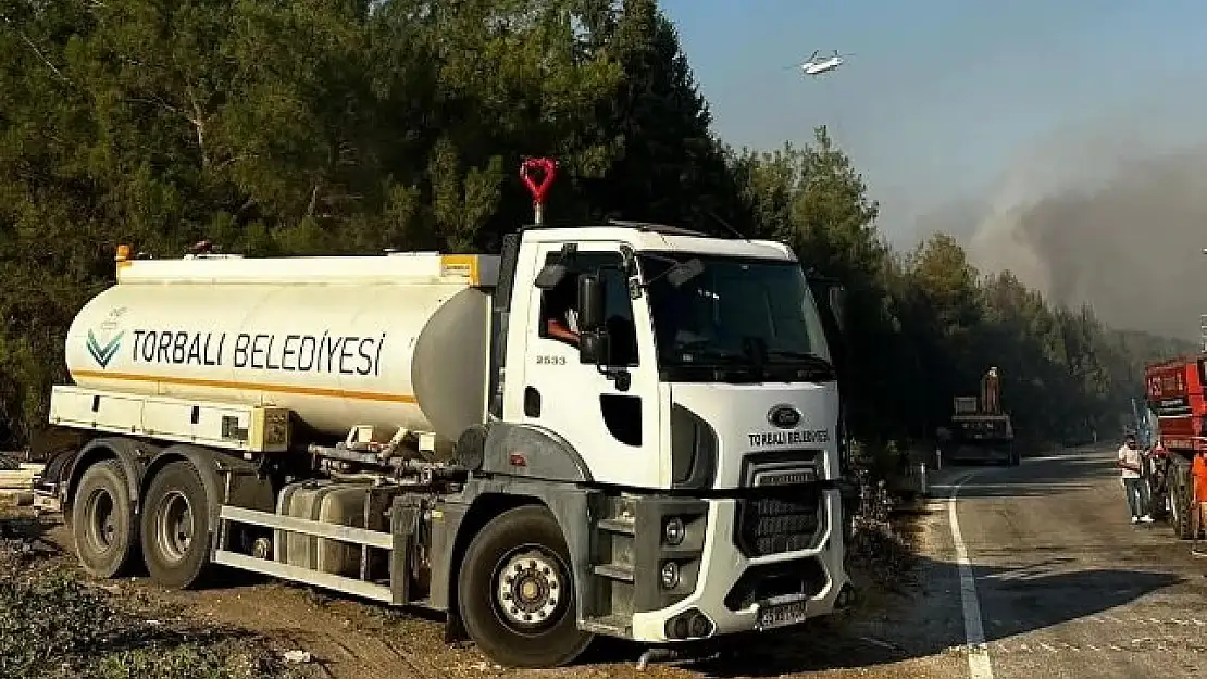 Torbalı Belediyesi’nden canbulans ve yangın söndürme seferberliği