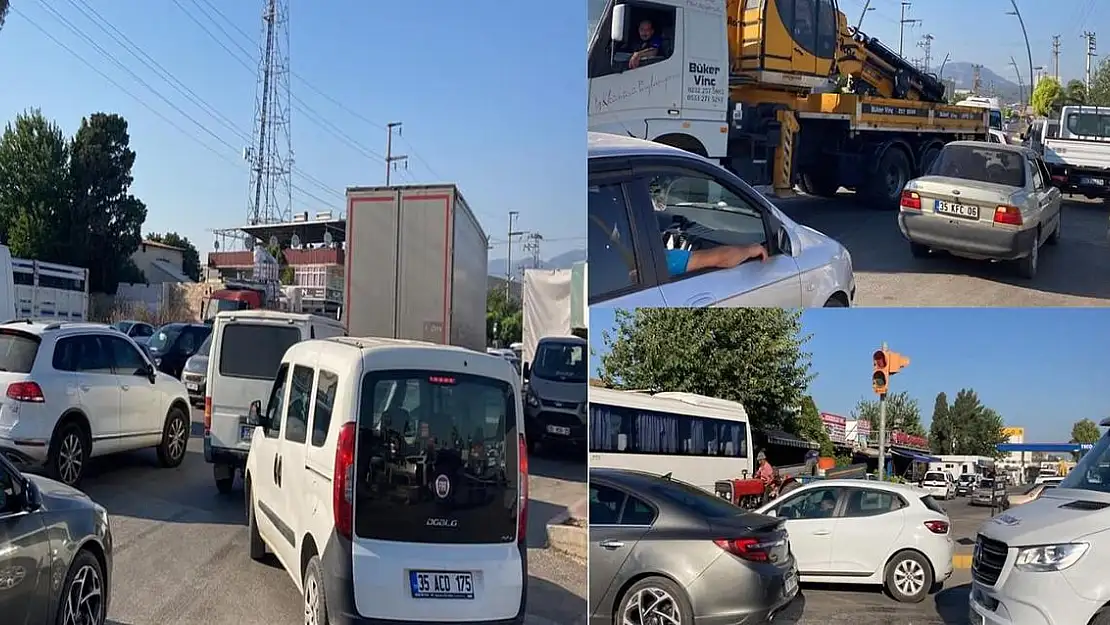 Torbalı – İzmir yolunda trafik arapsaçı