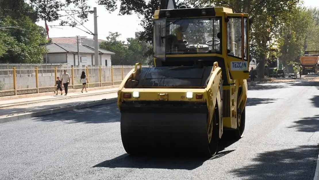 Torbalı kurumlar caddesinin yol çalışma çilesi sona erdi