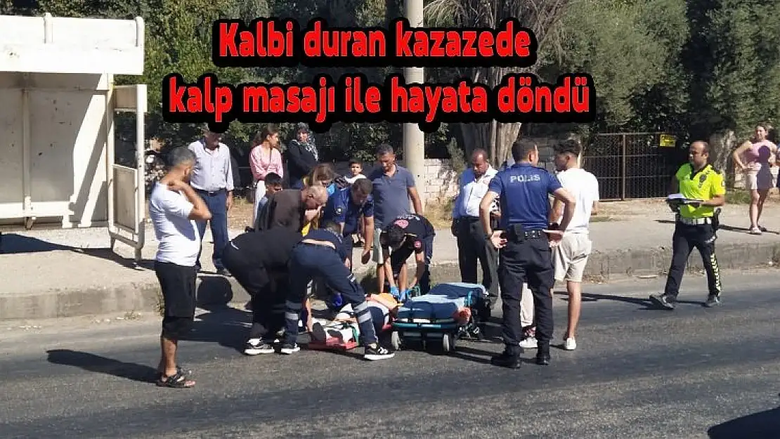 Torbalı’da kalbi duran kazazede olay yerinde hayata döndürüldü