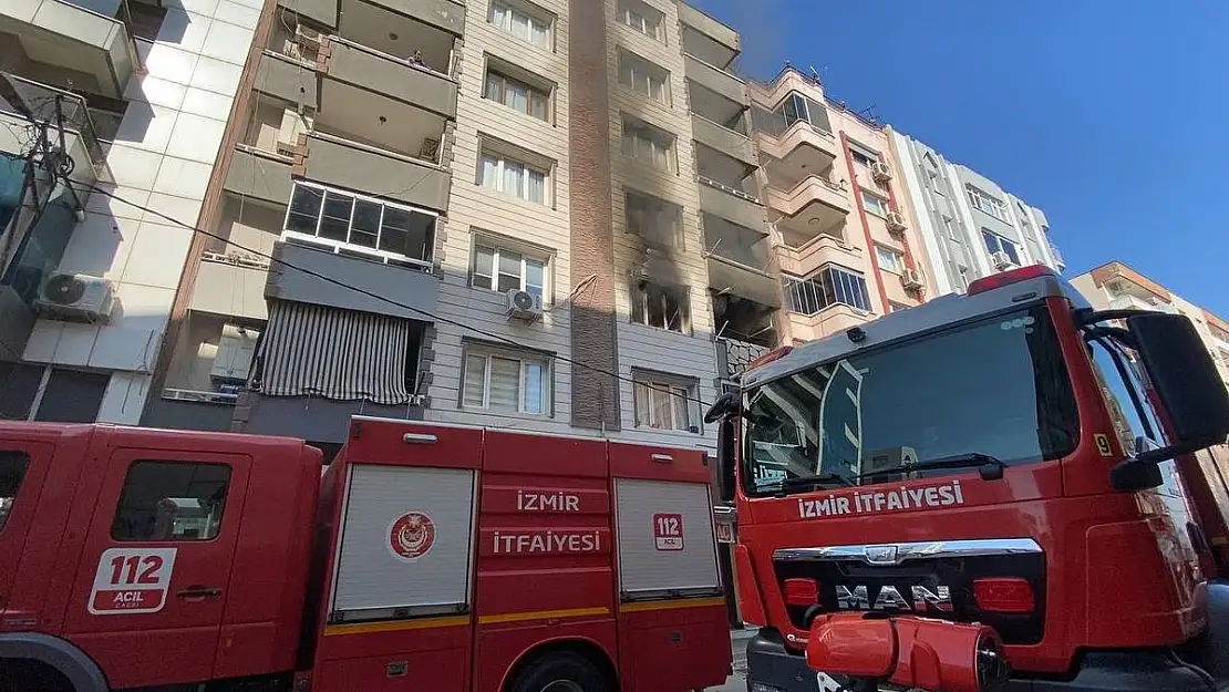 Torbalı'da korkutan ev yangını