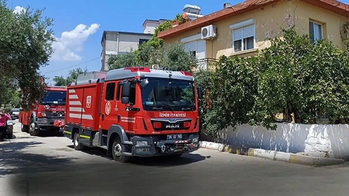 Torbalı’da uzatma kablosu evi yaktı