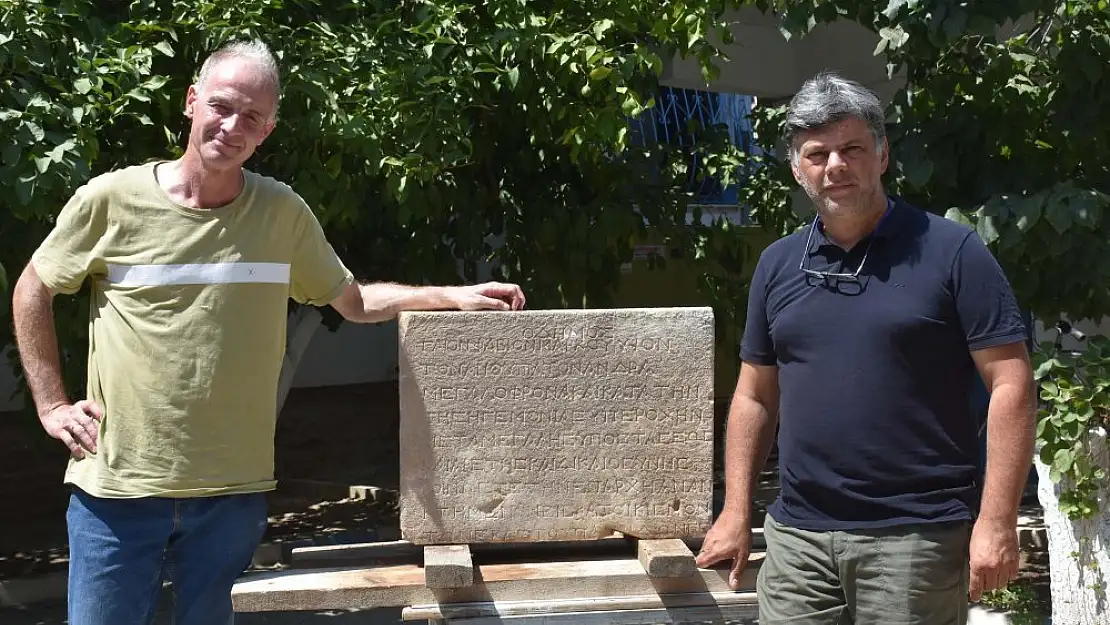 Torbalı’daki 2 bin yıllık yazıyı Alman Profesör çözdü