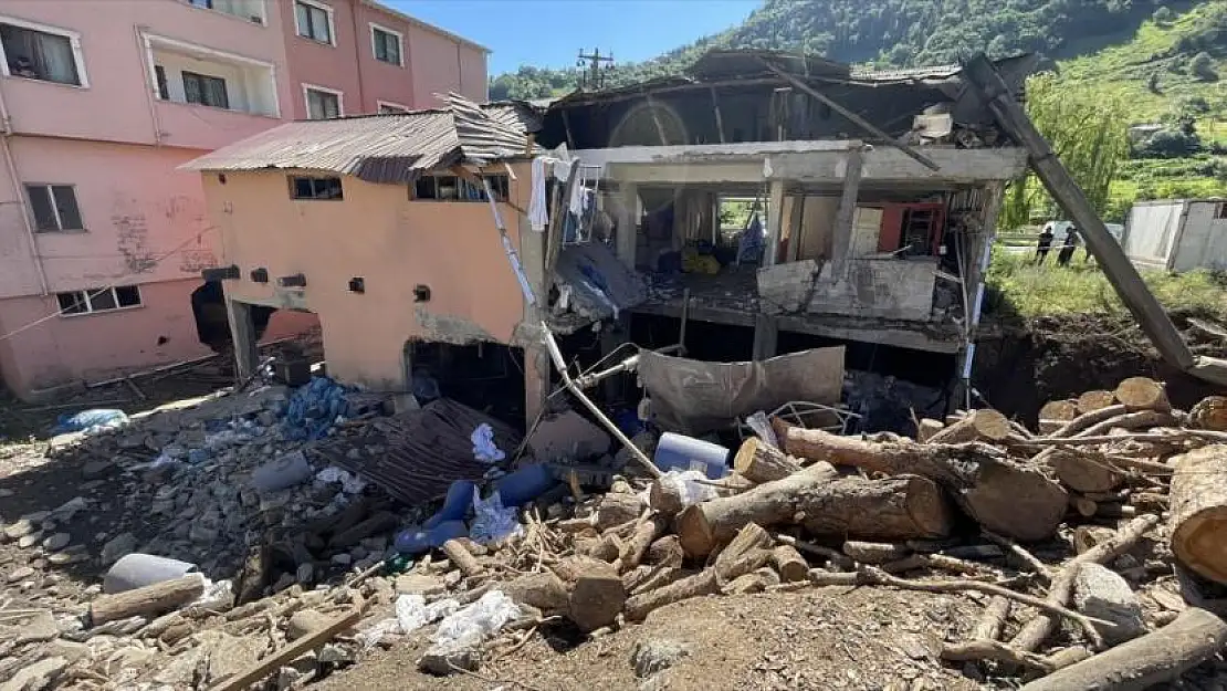 Trabzon’da temizlik tesisinde patlama oldu