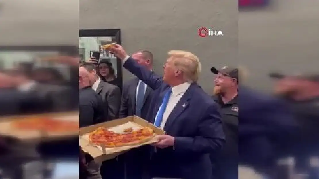 Trump'tan bedava pizza