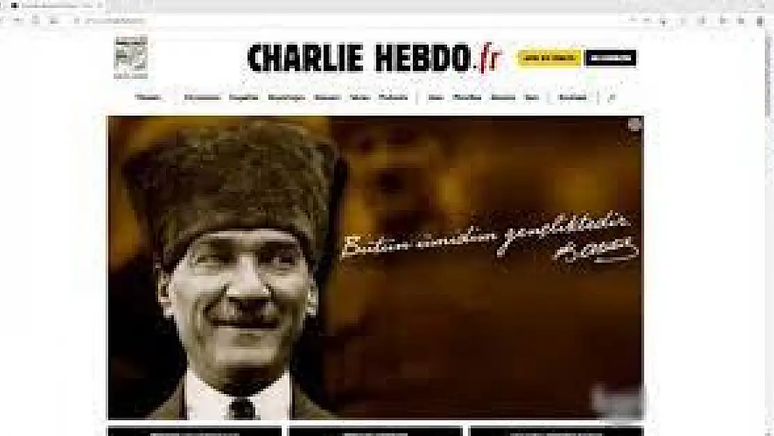 Türk hacker Yusuf Devran Karaçay Charlie Hebdo dergisinin sitesini hackledi