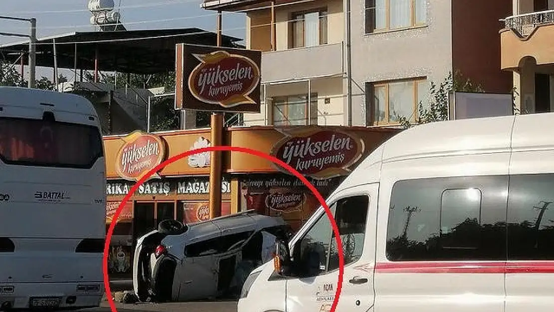 Türkmenköy’de feci kaza