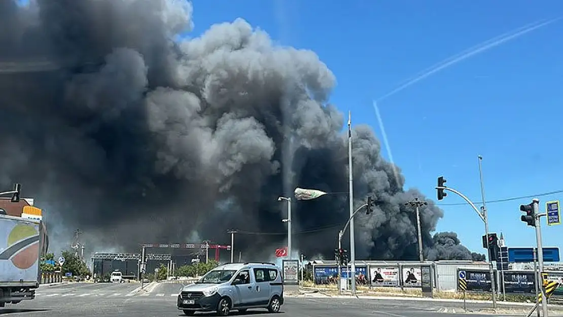 Tuzla'da çıkan fabrika yangını mesire alanına sıçradı