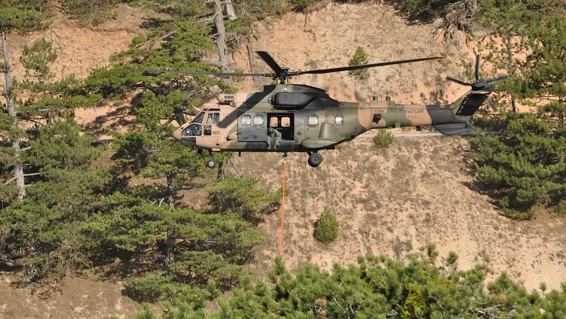 Uçak ve helikopterler 289 sorti yaptı 775 ton su attı