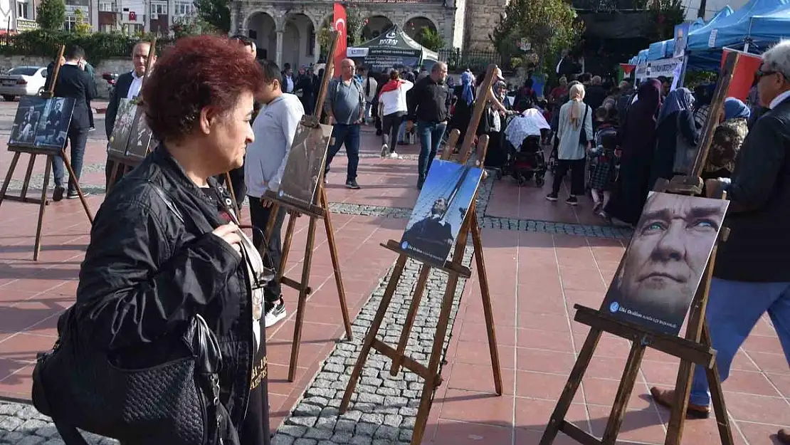 Ülkü Ocakları Aliağa İlçe Başkanlığı’ndan Atatürk sergisi