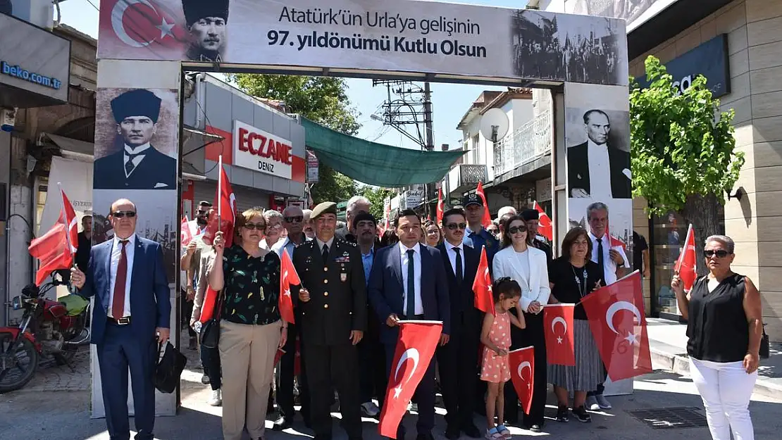 Ulu Önder Atatürk’ün Urla’ya gelişinin 97. yılı kutlandı!