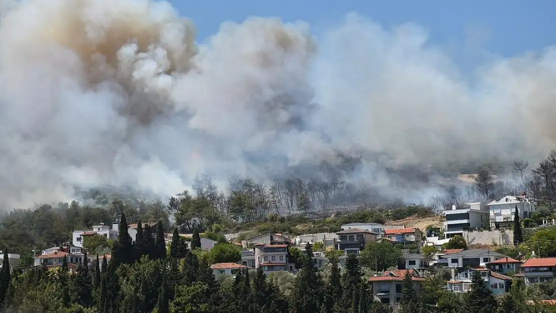 Urla ve Çeşme’de orman yangını