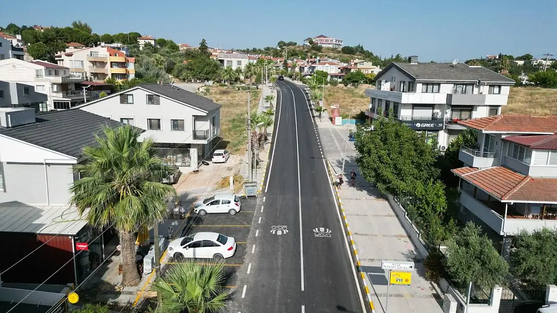 Urla’da Erdoğan Ker Caddesi yenilendi