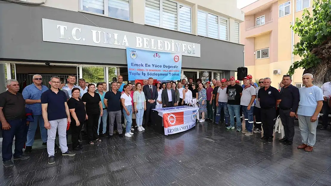 Urla'da toplu sözleşme sevinci