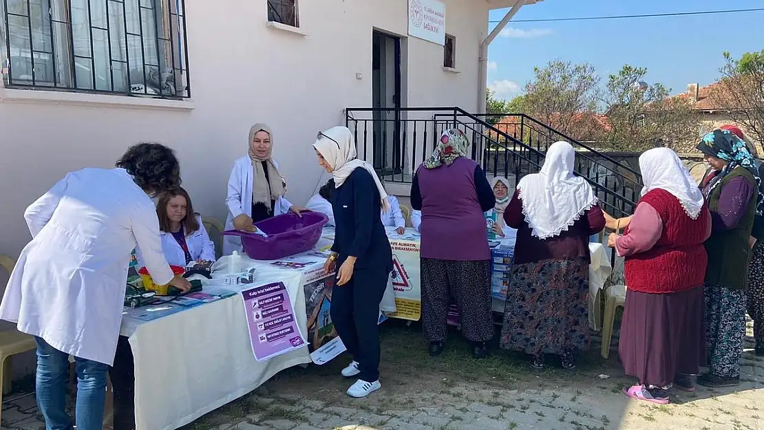 Uşak'ta Köylerde Halk Sağlığı Günleri