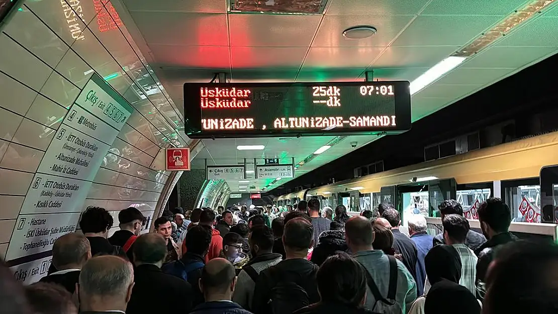 Üsküdar-Samandıra Metro Hattı’ndaki arıza devam ediyor