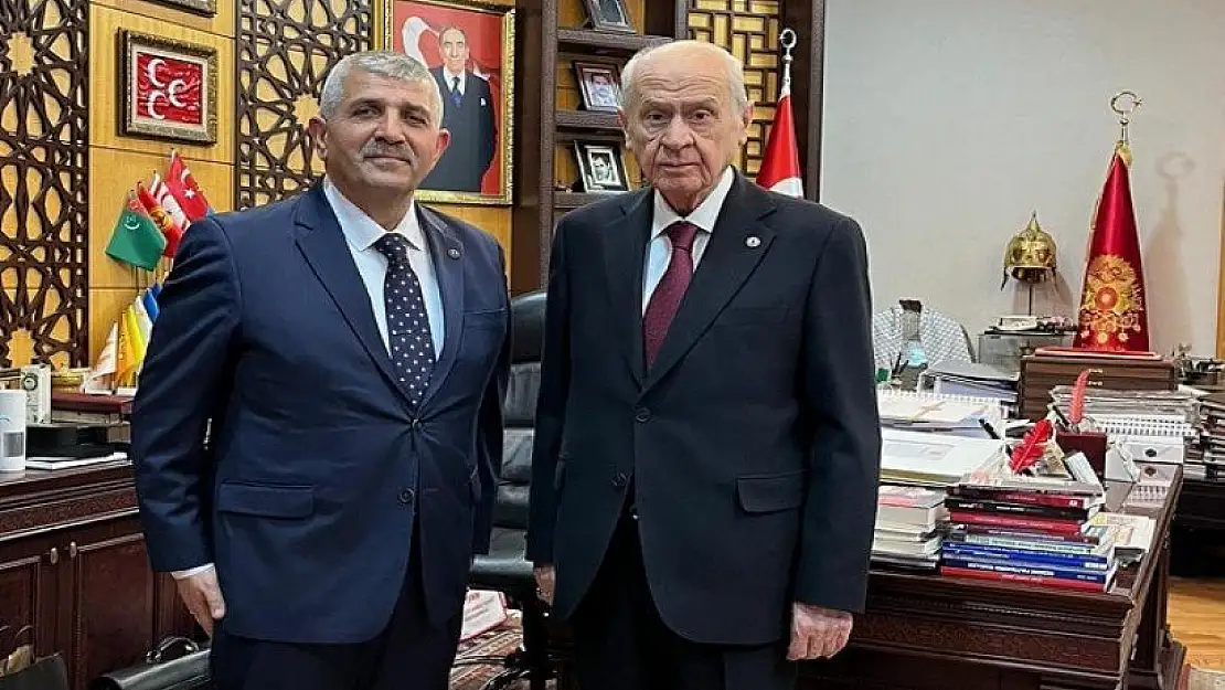 Veysel Şahin, MHP Lideri Bahçeli’yi ziyaret etti