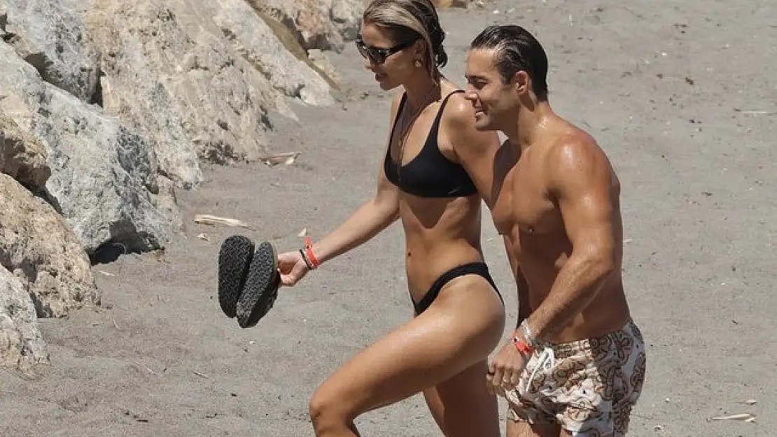 Vogue Williams ve eşi Spencer Matthews İspanya’da