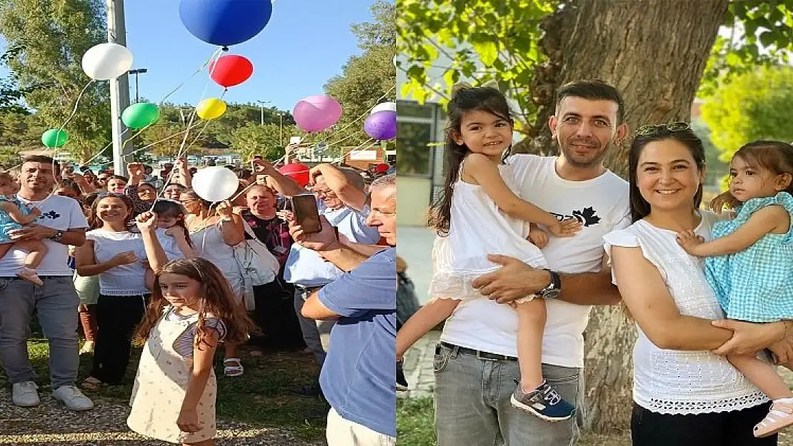 Yakında sağlığına kavuşacak olan Azra Güngör için balon uçurularak kutlama yapıldı