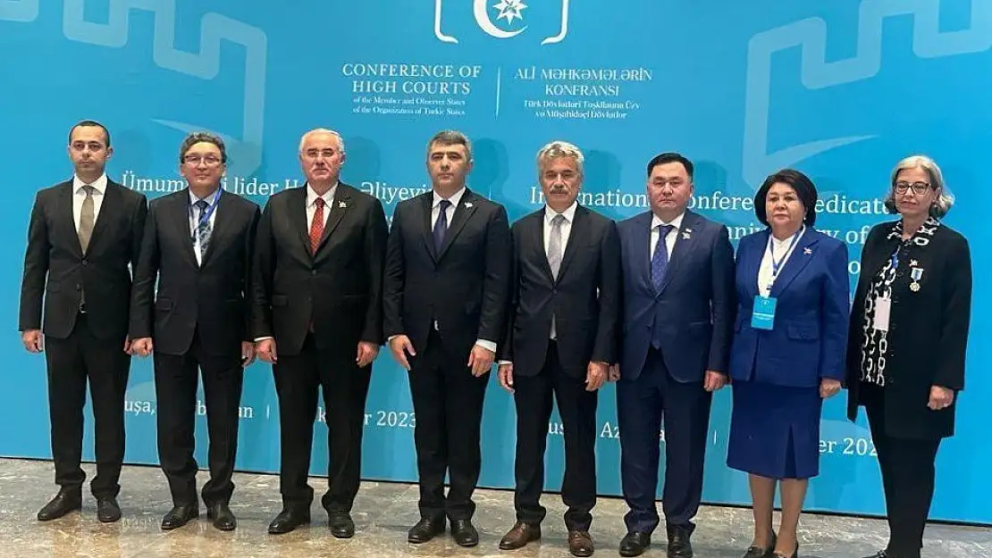 Yargıtay Başkanı Akarca, Uluslararası Konferans ve Türk Devletleri Yüksek Mahkemeleri Konferansı için Azerbaycan'da