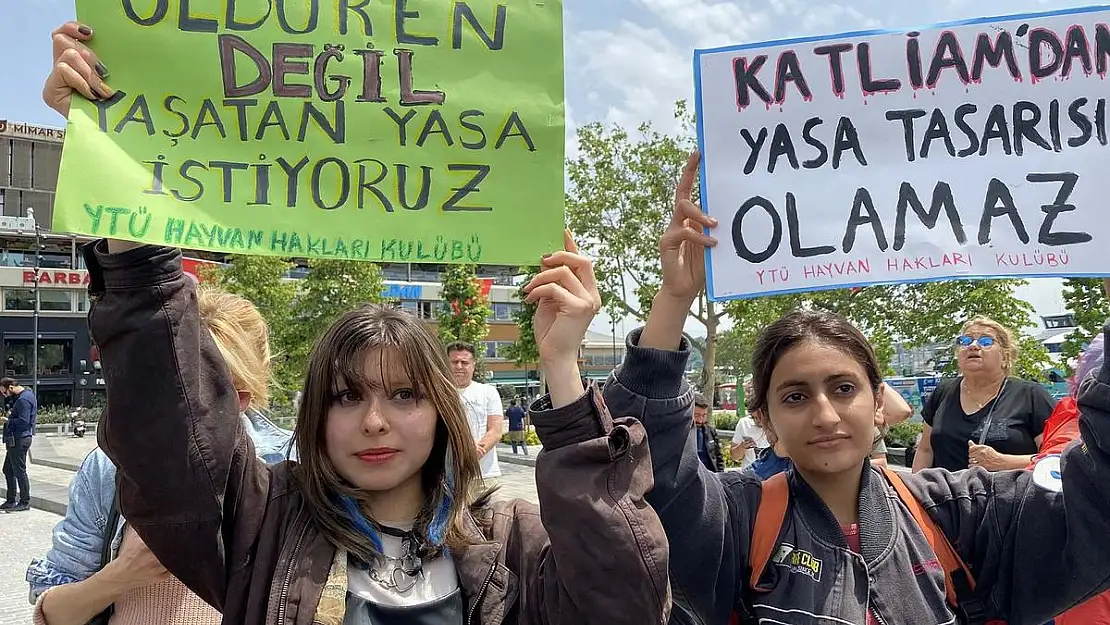 Yasanın çıkmasını istemeyenler TBMM’de slogan attı