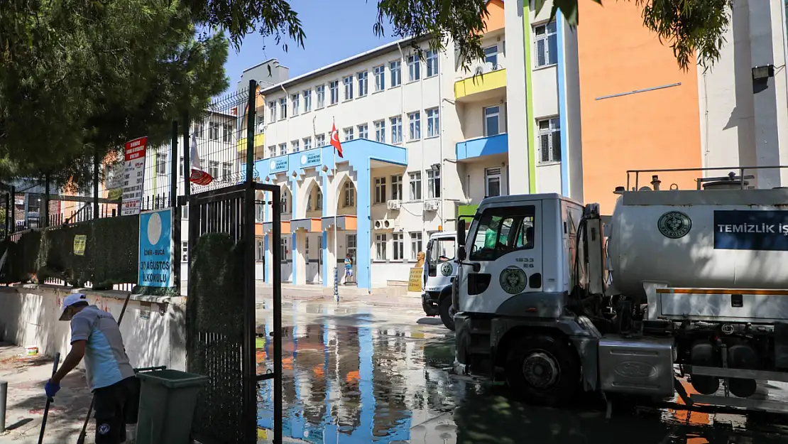 Yeni eğitim yılı öncesi okullarda temizlik seferberliği