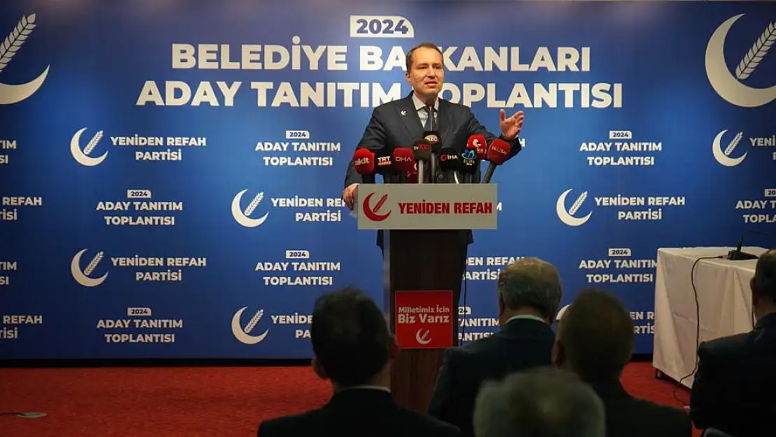 Yeniden Refah Partisi belediye başkan adaylarını açıkladı