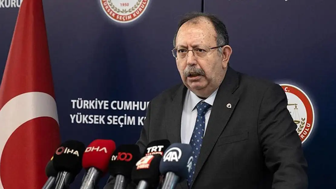 YSK Başkanı Yener: Oy verme işlemi bitti sayım döküm işlemine başlandı