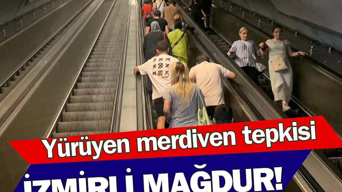 Yürüyen merdivenlerinin bakım süresi yurttaşı bıktırdı