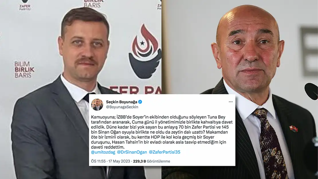 Zafer Partisi’nden Soyer’e ‘kahvaltı’ resti!