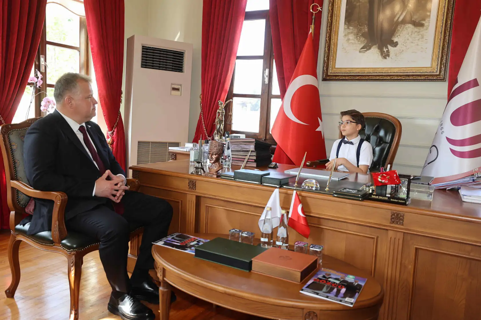 Urla'da minik başkanlar projelerini açıkladı
