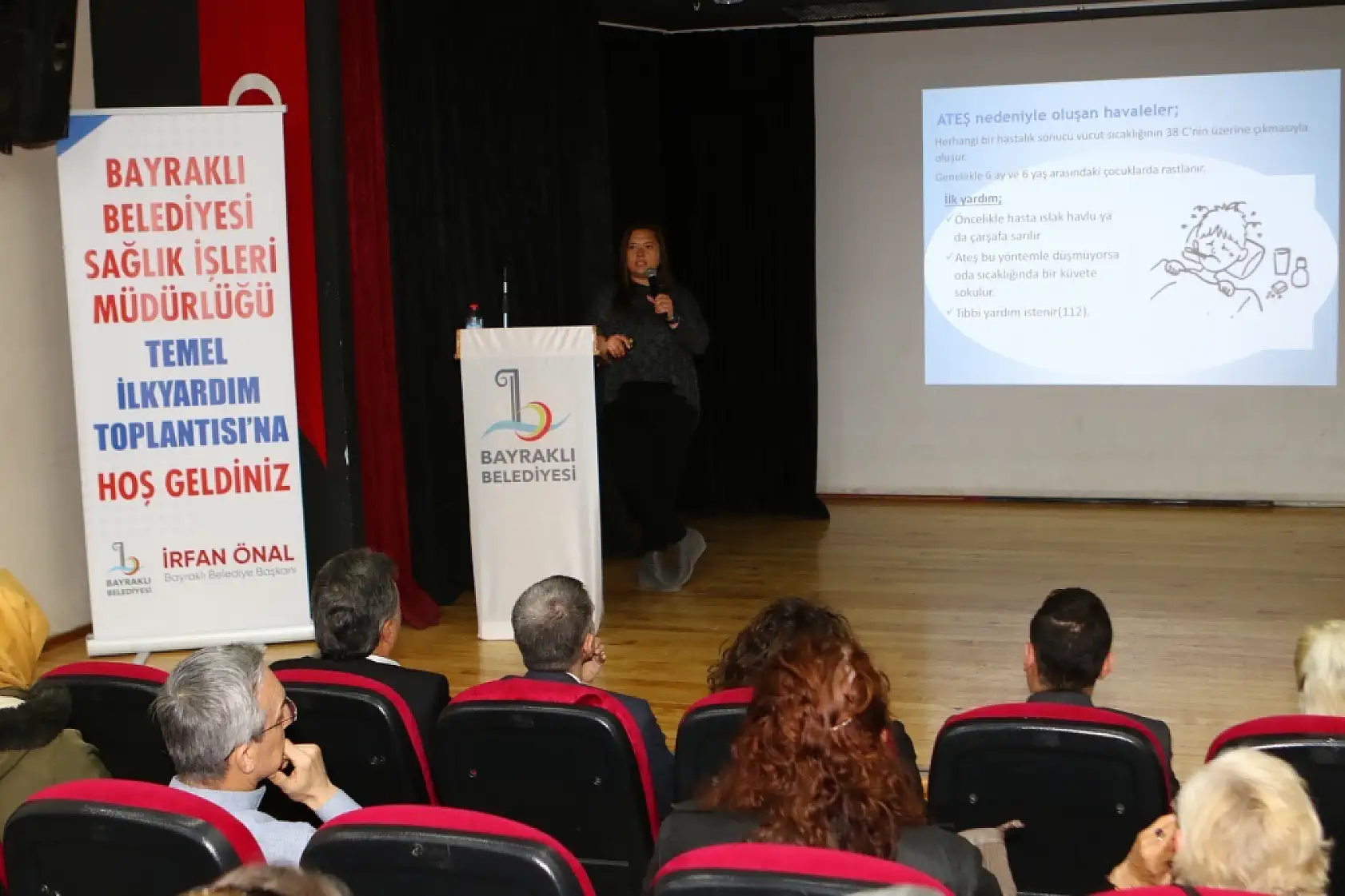 Bayraklı'da Sağlık Haftası'nda hayat kurtaran eğitim