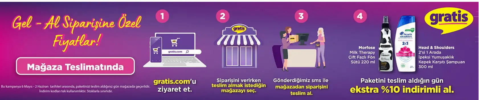 Gratis'te yüzde 50'ye varana kadar indirimler! Mayıs fırsatlarını kaçırmayın!