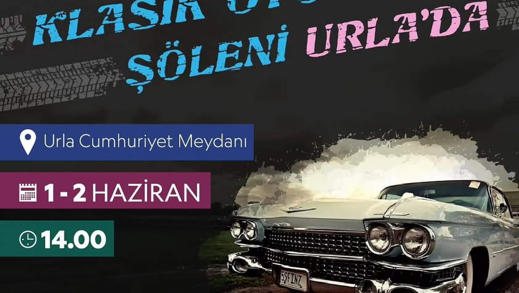 12. Klasik otomobil şöleni Urla'da düzenlenecek