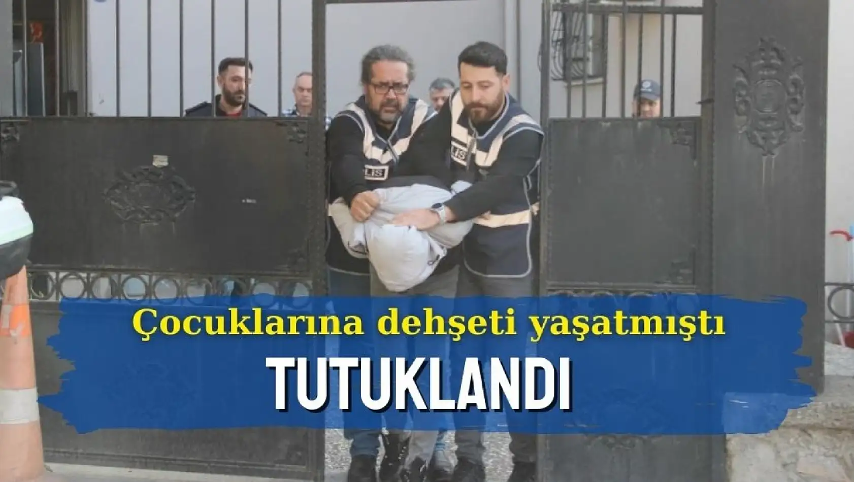 3 yaşındaki çocuğun boynuna bıçak dayamıştı: Tutuklandı!