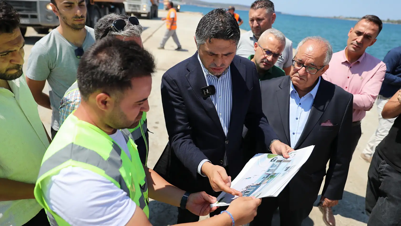 Aliağa yolcu iskelesi için start verildi 