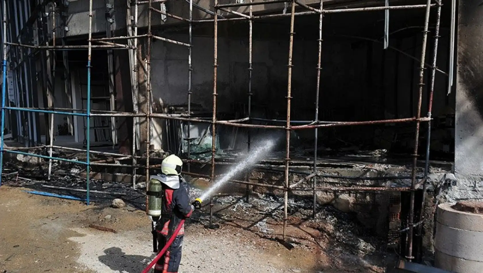 Ankara'da doğalgaz borusunda patlama! 